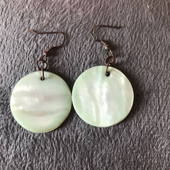 Jewelry - Mint Shell Earrings Jewelry - Mint Shell Earrings